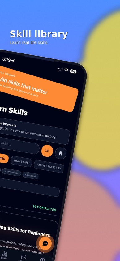 ProjectAdulting app screenshot